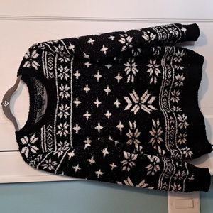 Barefoot Dreams CozyChic Fair Isle Sweater, Size Large, LIKE NEW!